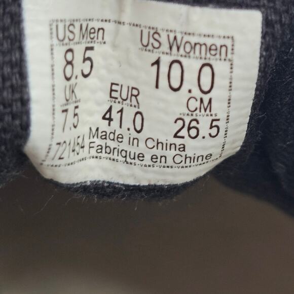 Vans Sneakers M-8.5 W-10 Streetwear Maximalist Indie Sleaze Colorblock Statement - Picture 6 of 7